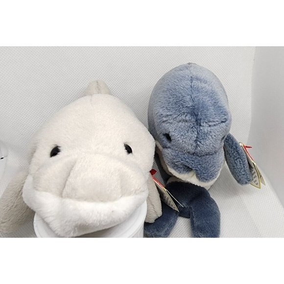 The Beanie Babies Collection Echo 96 & Flash 93 Plush Vintage Bundle - Picture 11 of 11